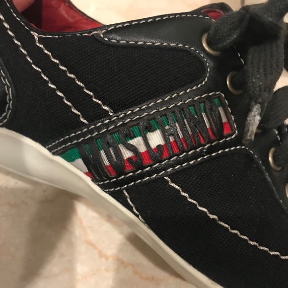 Vintage Moschino Sneakers, RARE, leather &… - Picture 5 of 16